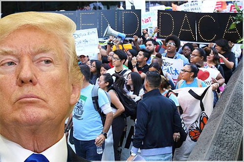 Un magistrado bloquea la derogación del programa DACA Trump denuncia un sistema judicial “injusto” en su país